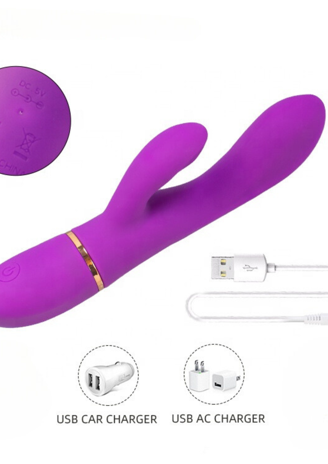CONSOLADOR JELLY DOBLE RABBIT